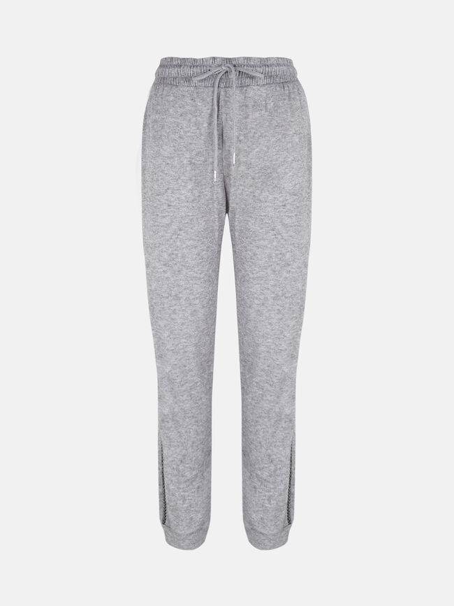 PANTALÓN JOGGER CON STRASS GrisVigoreClaro