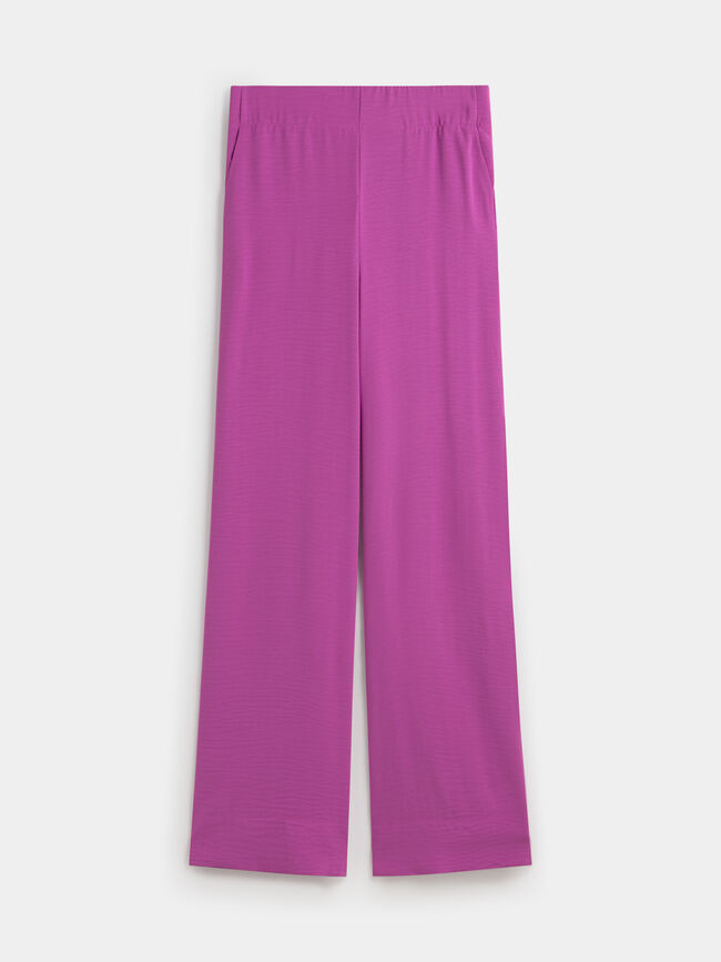 PANTALÓN ANCHO GOMA Violeta