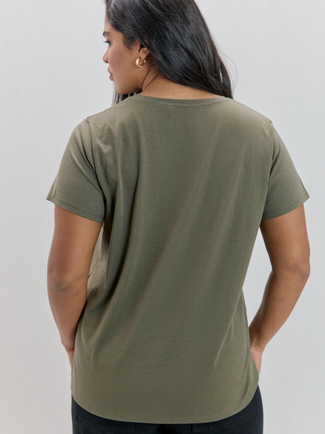 CAMISETA MARIPOSAS KAKI Kaki