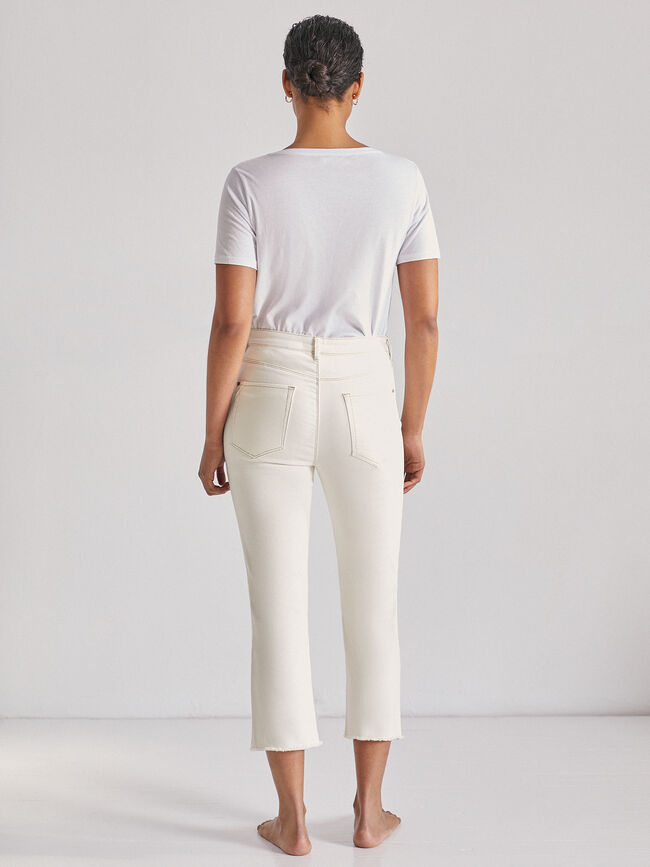 VAQUERO RECTO CAPRI Blanco Hueso