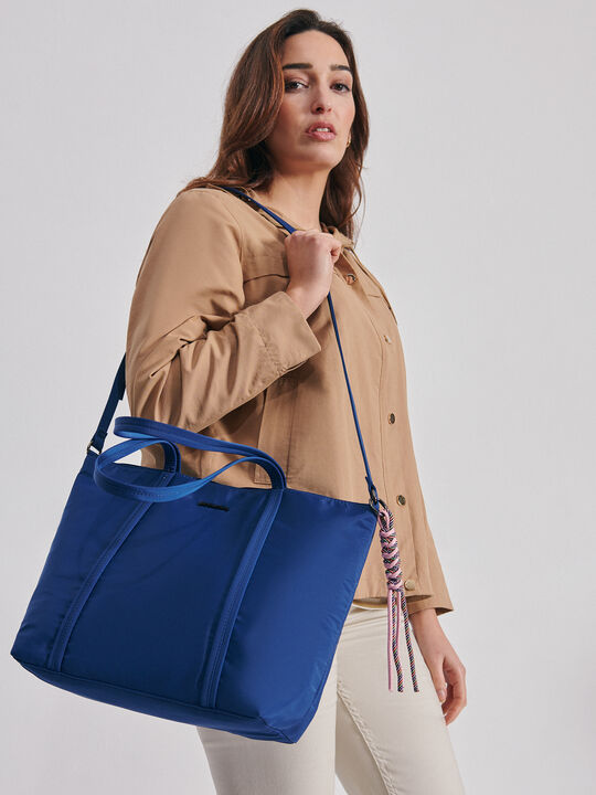 BOLSO SHOPPER Azul Marino image number null