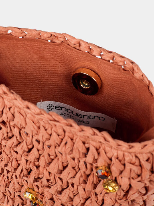 BOLSO MINI RAFIA Azafran 2 image number null