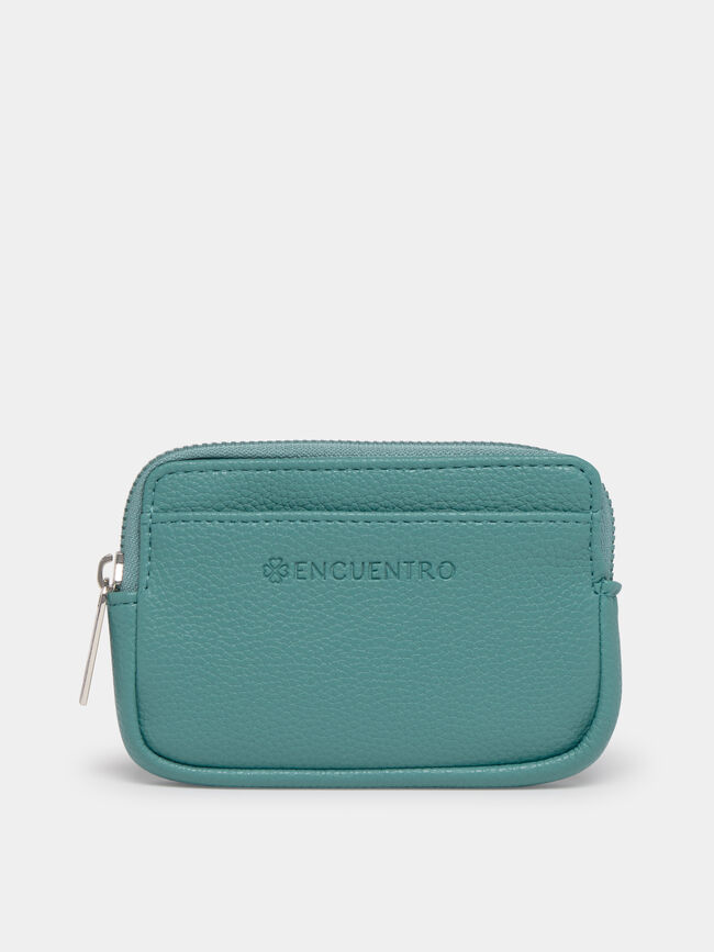 MONEDERO CREMALLERA Turquesa