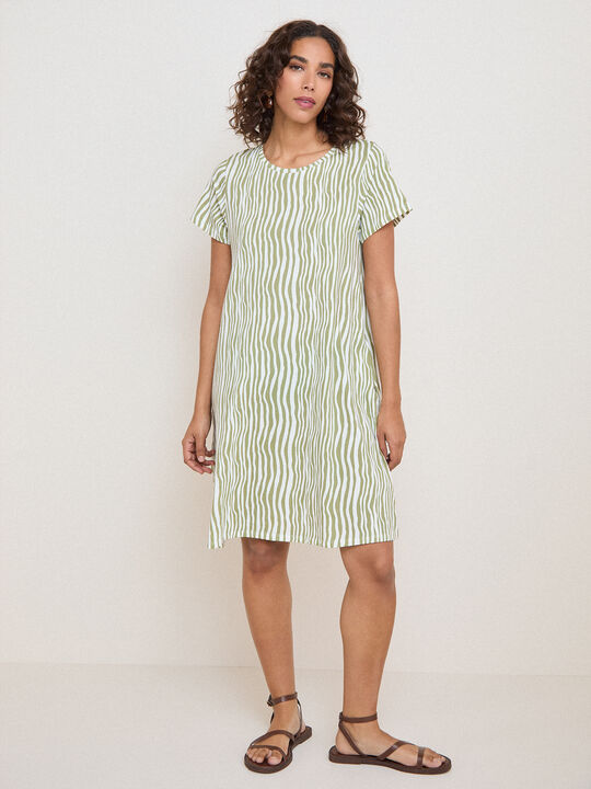 VESTIDO CORTO Estampado 1 image number null