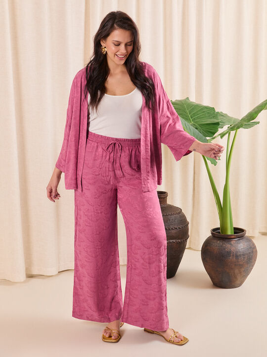 PANTAL&Oacute;N JACQUARD Maquillaje Oscu image number null