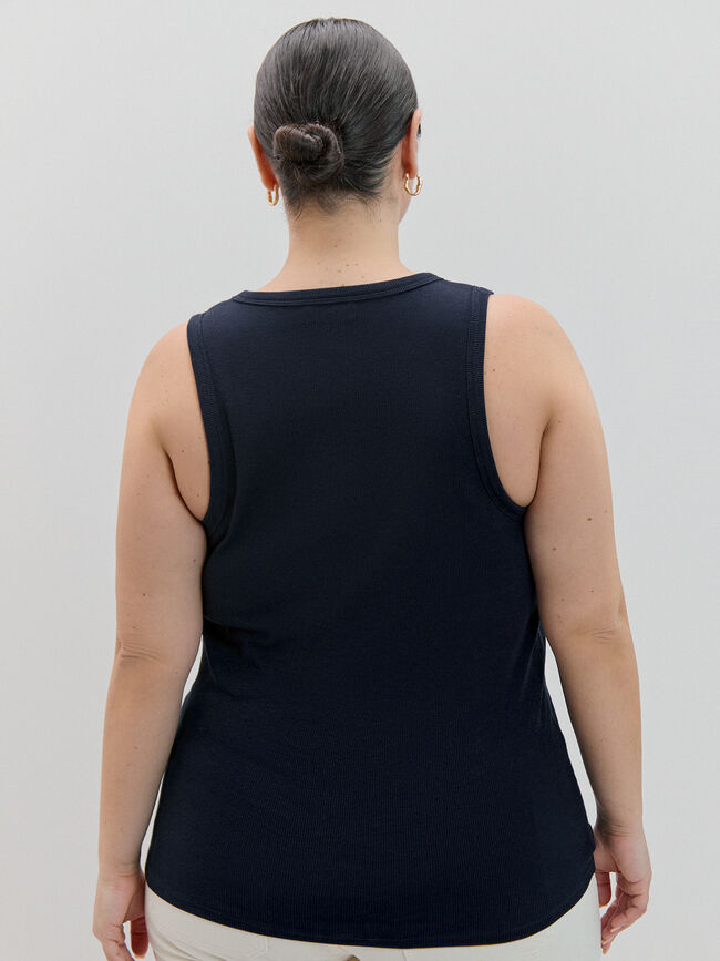 TOP NADADORA Azul Marino