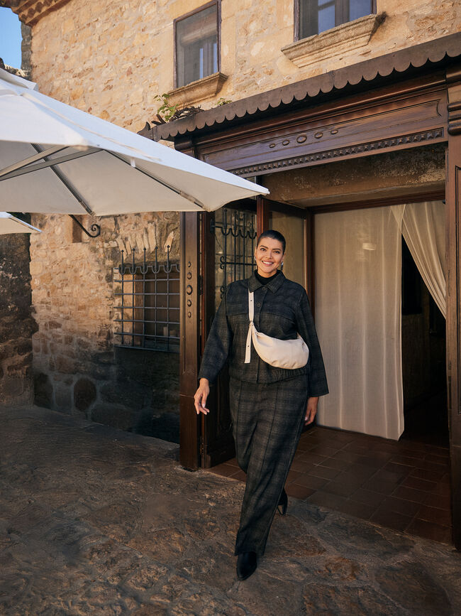 PANTALON CUADROS Estampado 1