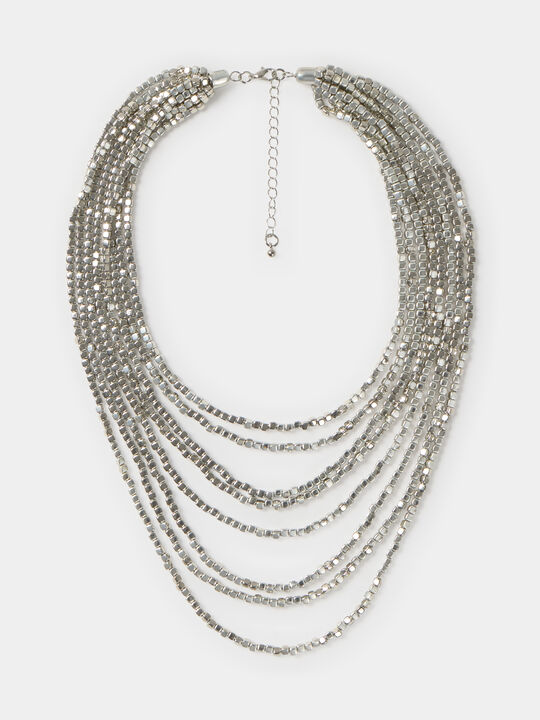 COLLAR CASCADA PLATA Plata image number null