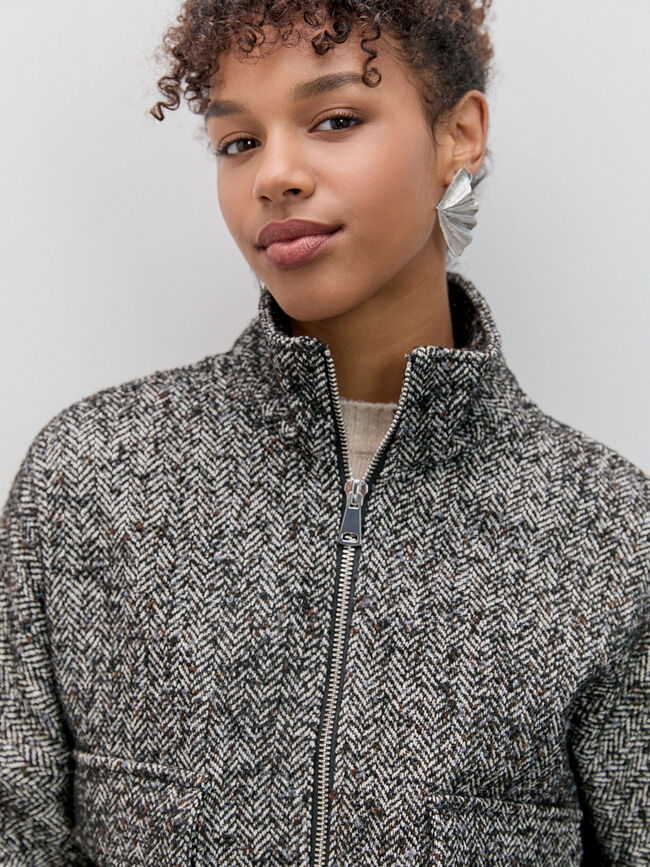 CHAQUETA ESPIGA AJUSTABLE Negro