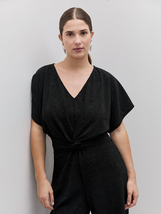 MONO DETALLE NUDO Negro