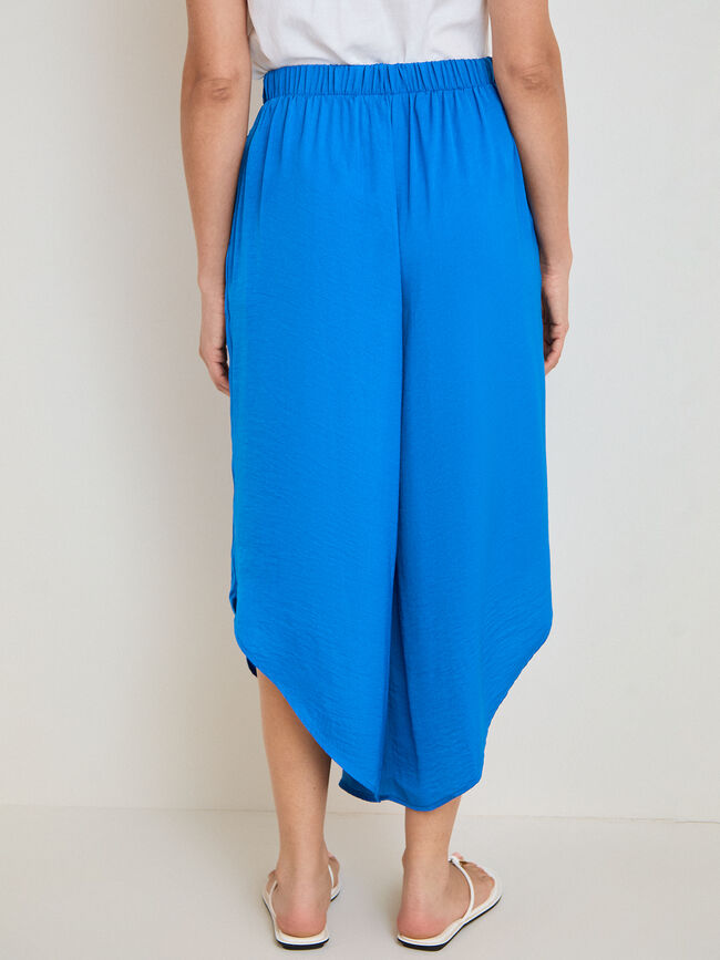 PANTALON CULOTTE ASIMETRICO Azulon