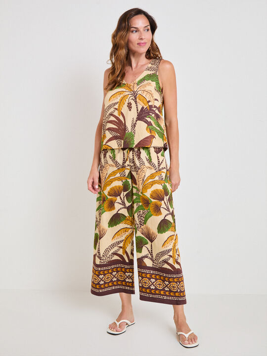 TOP ESTAMPADO CONJUNTO Light Ocre image number null