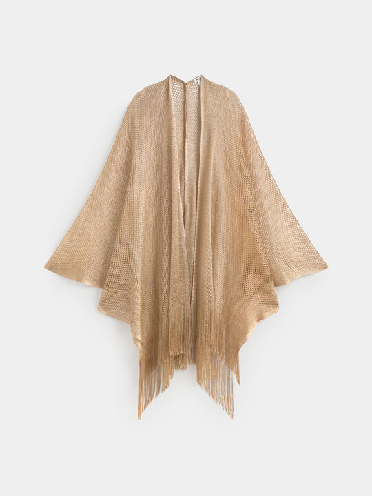 PONCHO BRILLO FIESTA Oro image number null