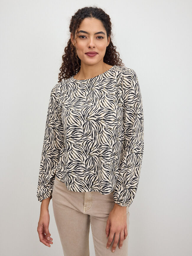CAMISETA FRUNCE HOMBRO Estampado 2