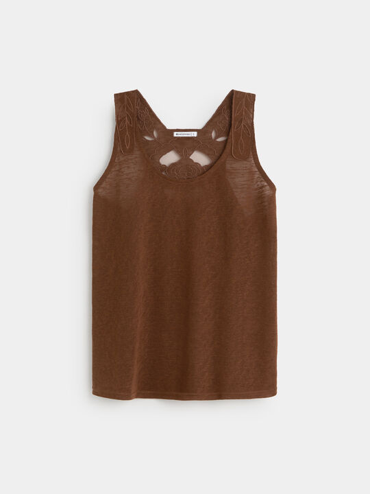 TOP PECHERA TRASERA Cinnamon image number null