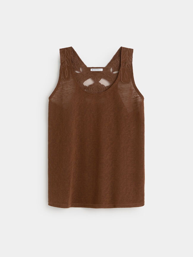 TOP PECHERA TRASERA Cinnamon
