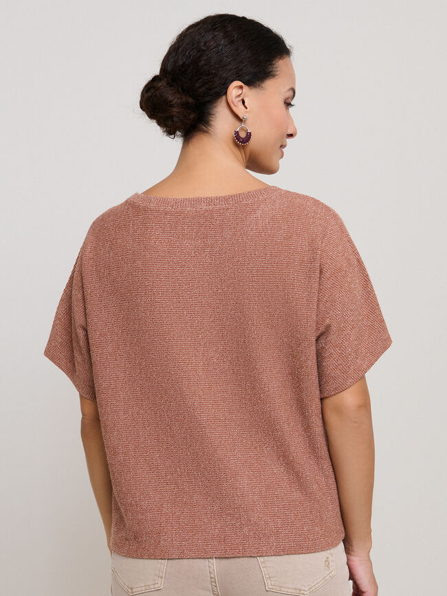 CAMISETA DETALLE TEJIDO Toffe
