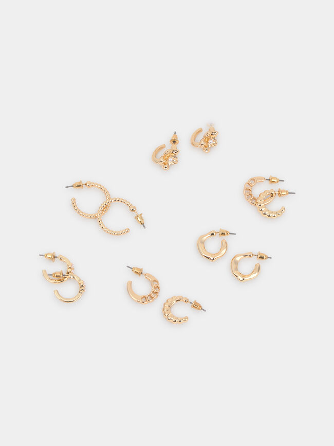 PACK PENDIENTES AROS Oro