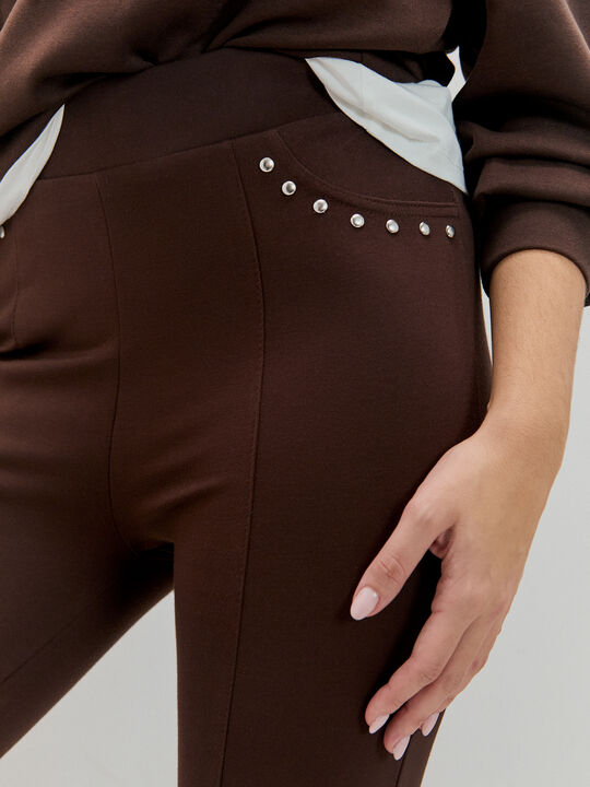 LEGGING DETALLE Marron Medio image number null