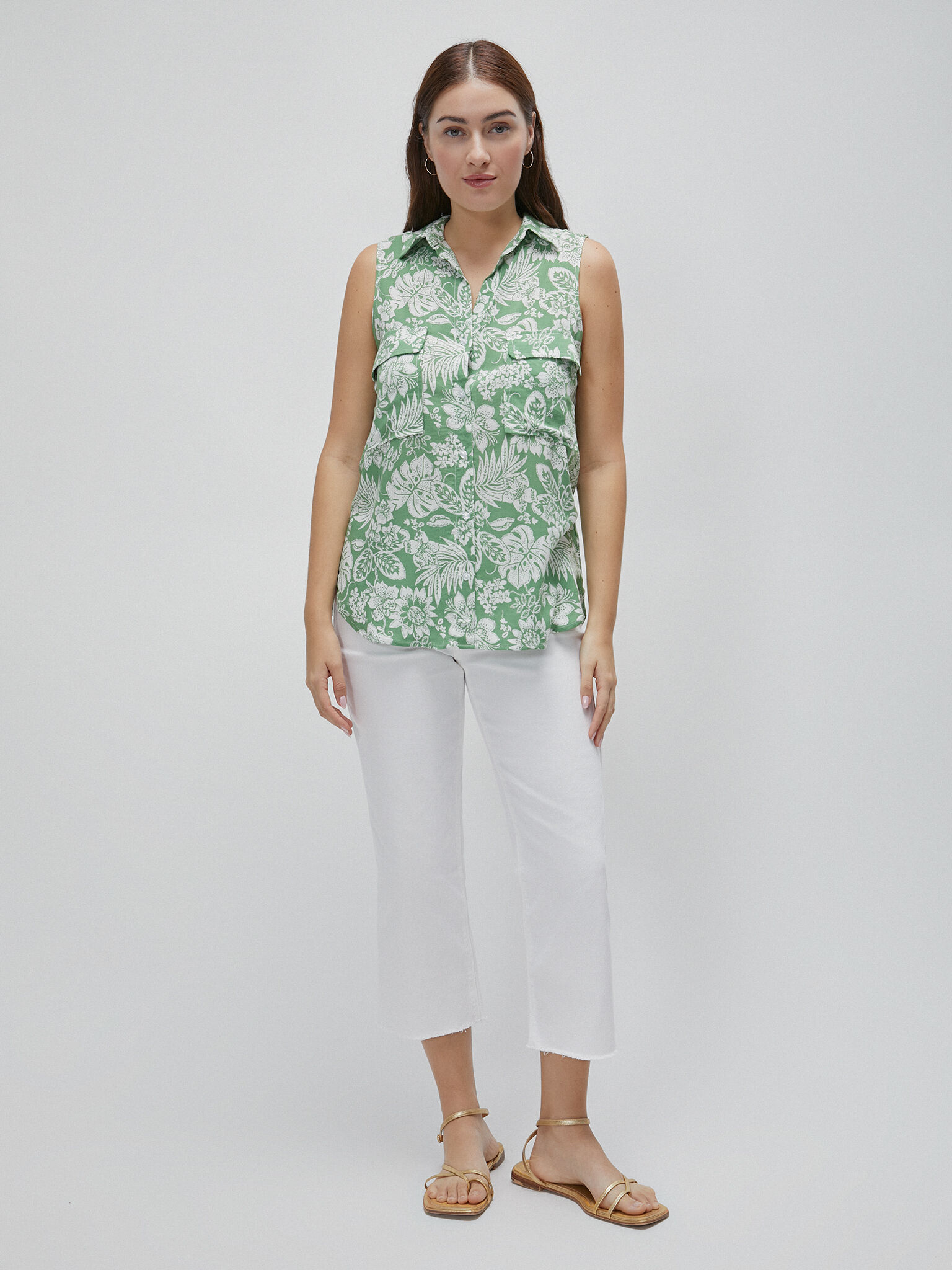 Blusa sin mangas