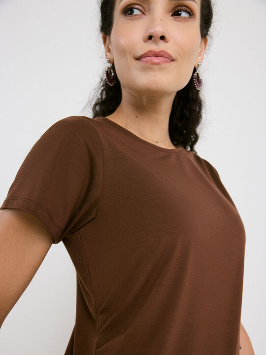 CAMISETA DETALLE PLIEGUE BROWNIE image number null