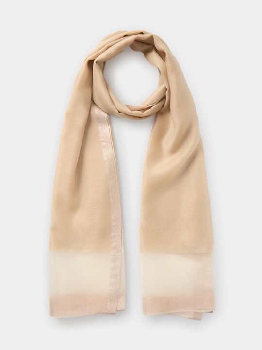 PAÑUELO ESTAMPADO Beige image number null