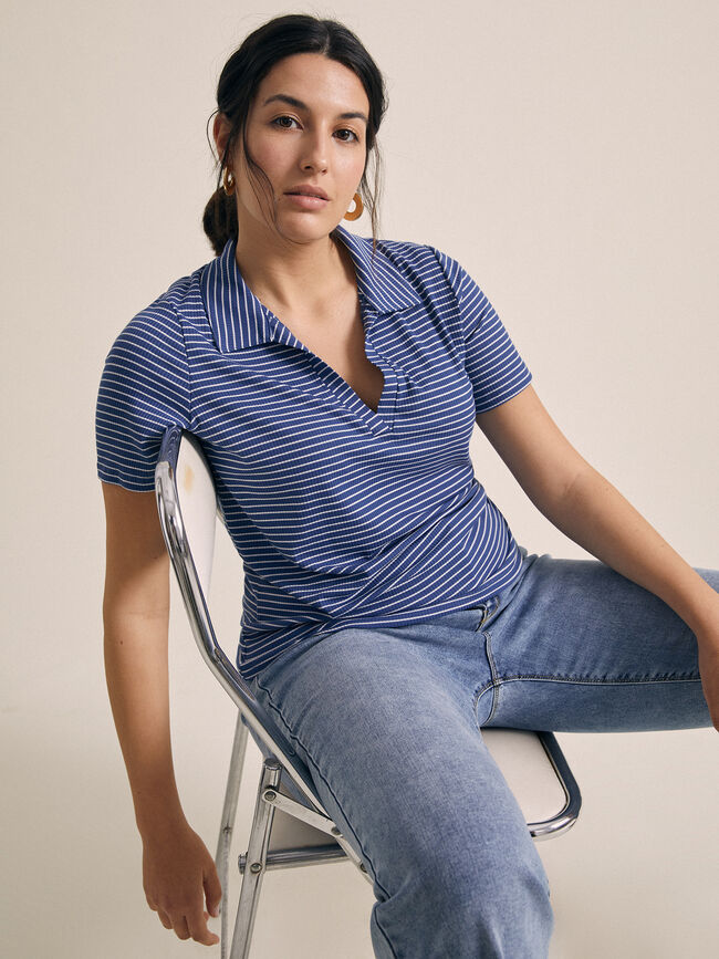 Camiseta polo Azul Real