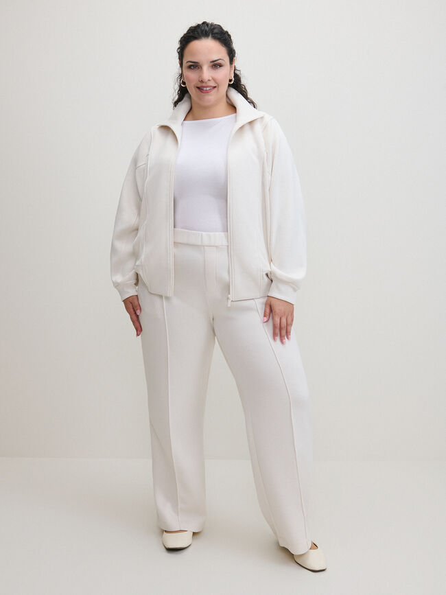 PANTALON VESTIR DETALLE Crudo