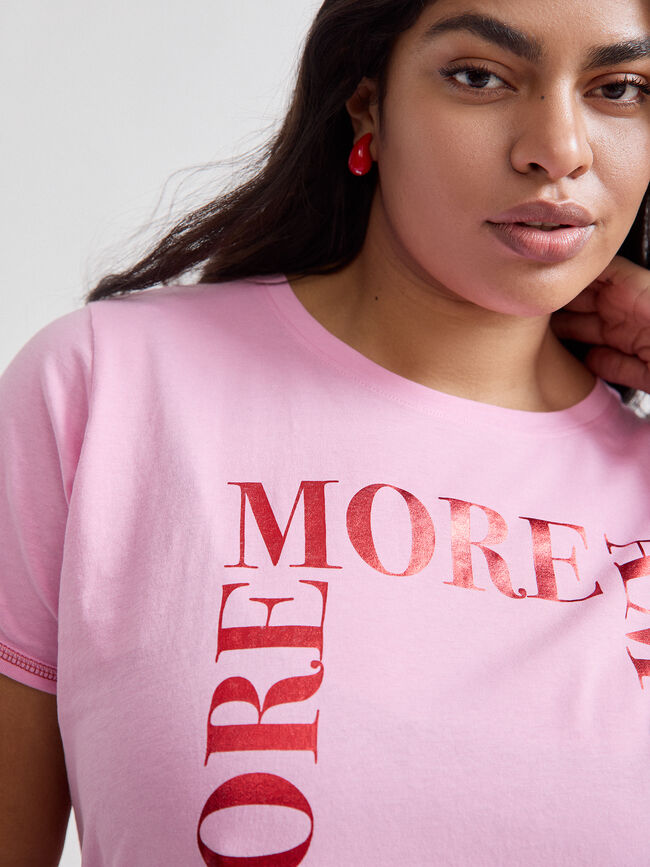 CAMISETA POSICIONAL AMORE Rosa