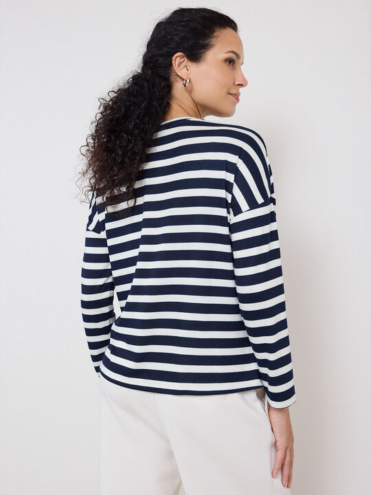 CAMISETA LANOSA PRINT Rayas 1 image number null