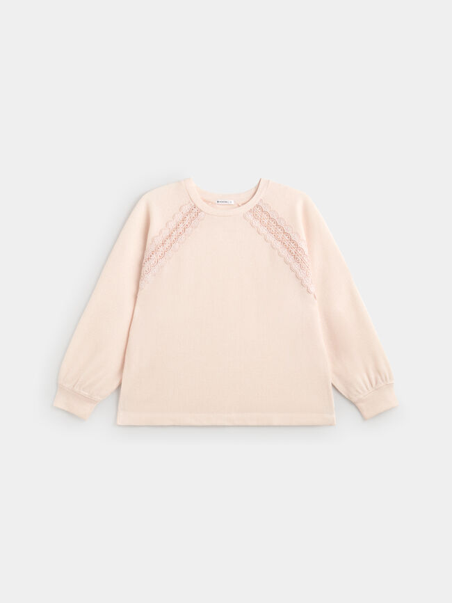 SUDADERA MANGA RANGLAN Crudo