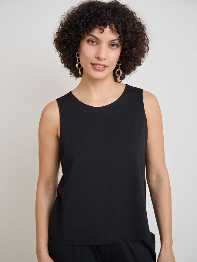 TOP PUNTO ROMA Negro