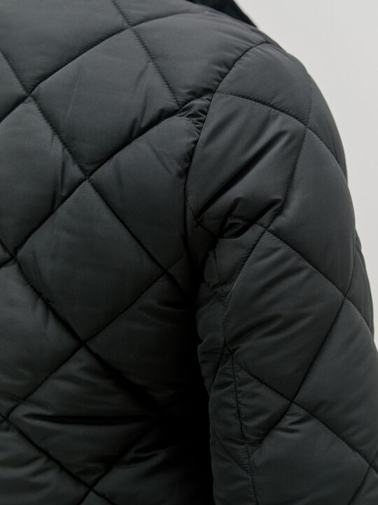 CHAQUETA ACOLCHADA ANCHA Negro image number null