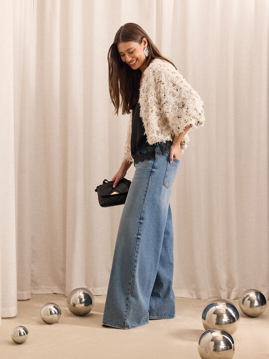 CHAQUETA PLUMA Crudo image number null