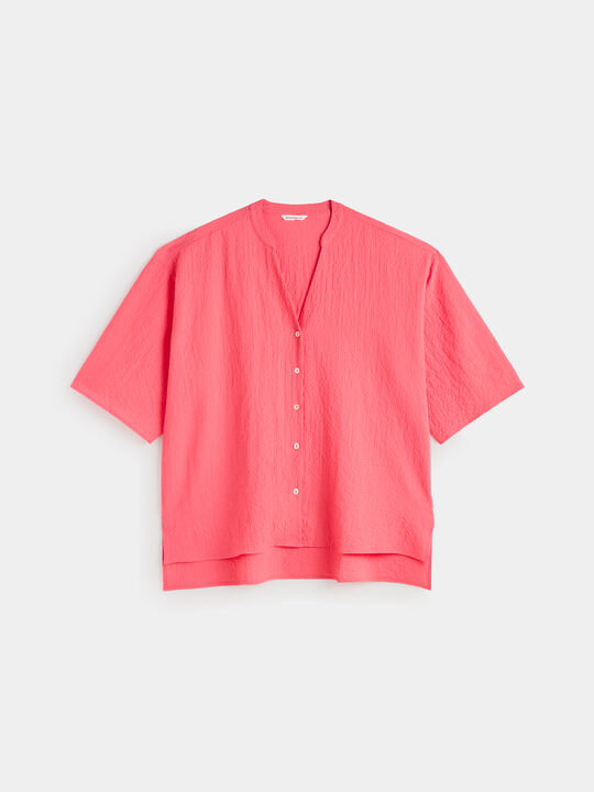 Blusa abotonada Coral image number null
