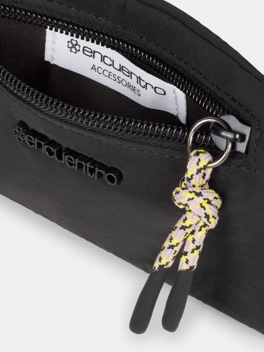 MONEDERO CREMALLERA DOBLE Negro image number null