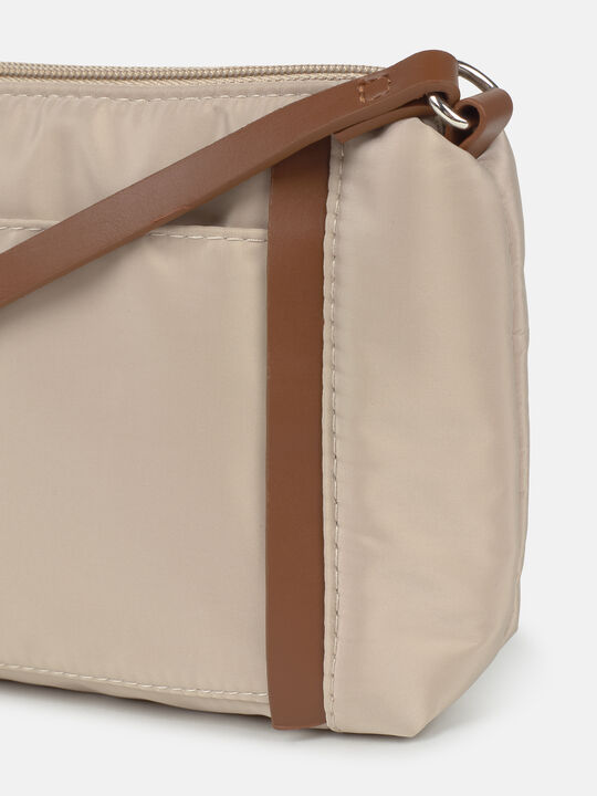 BOLSO PEQUEÑO CREMALLERA Vison Claro image number null