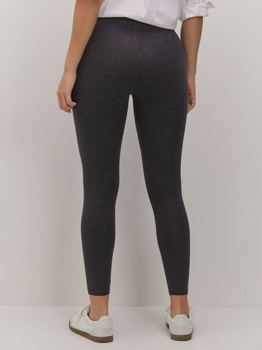 LEGGING BASICO LARGO Gris vigore Osc image number null