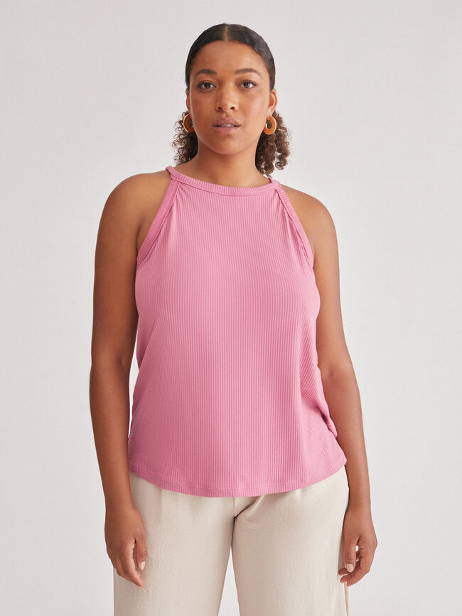 top halter canalé Maquillaje Oscu