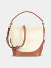 BOLSO BANDOLERA COMBINADO Beige