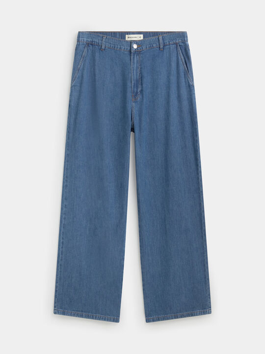 PANTALON FLUIDO VAQUERO Mid blue image number null
