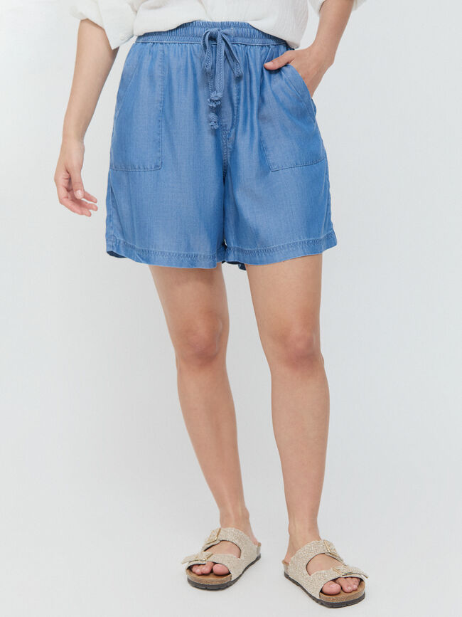 BERMUDA FLUIDA Mid blue
