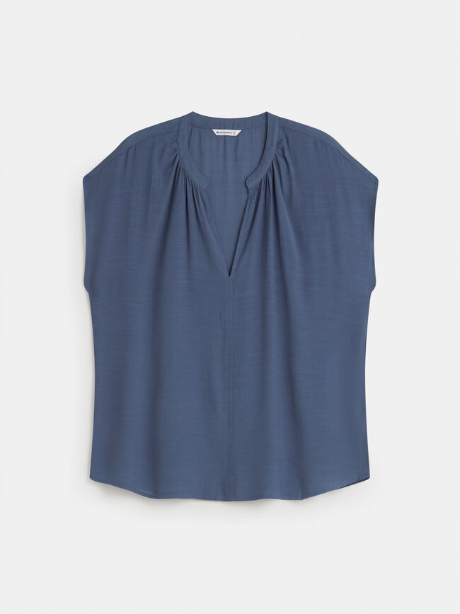 Blusa rústica Azul Grisaceo