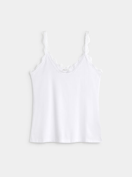 TOP LENCERO Blanco Optico image number null