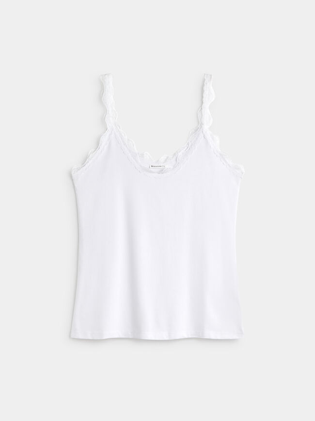 TOP LENCERO Blanco Optico