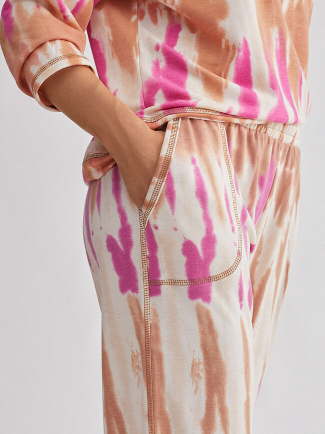 Pantalon jogger tie dye Crudo Claro