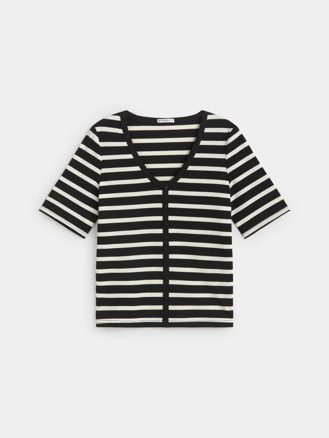 CAMISETA BOTONES RAYAS Rayas 1