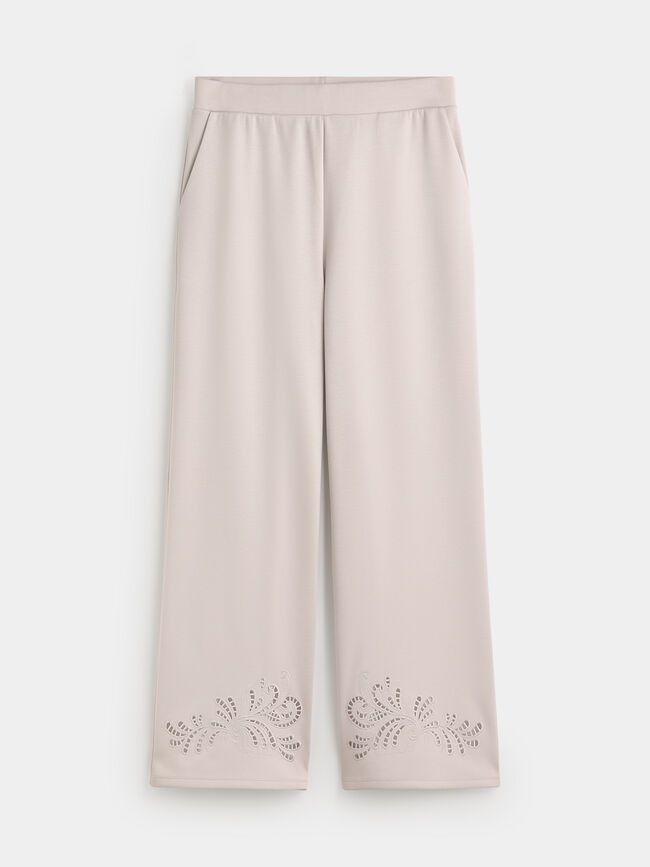 PANTALON DETALLE TROQUELADO Piedra