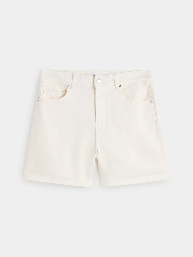 SHORT VAQUERO Blanco Hueso