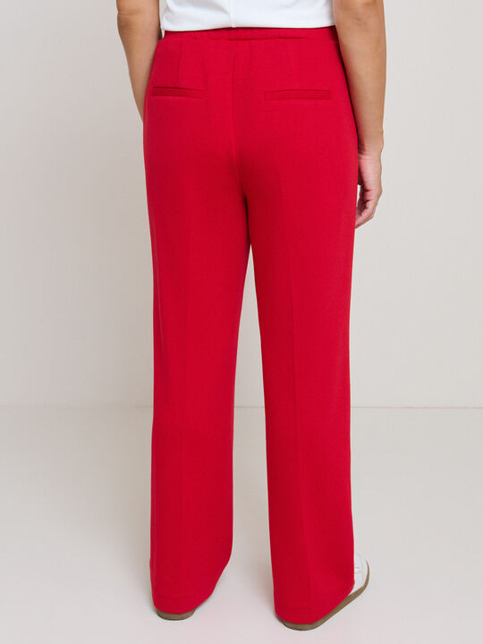 PANTALON VESTIR DETALLE Rojo image number null